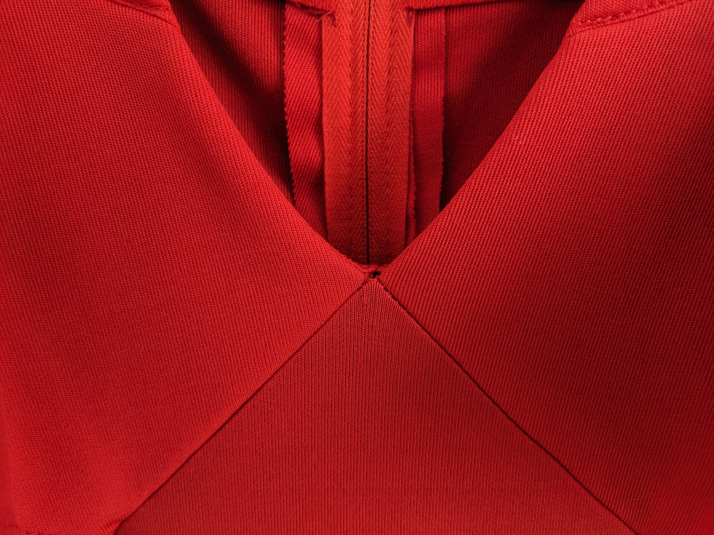 Vintage 1970s red maxi dress
