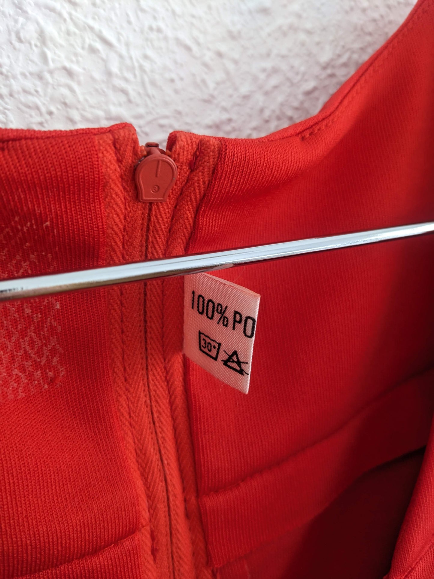 Vintage 1970s red maxi dress