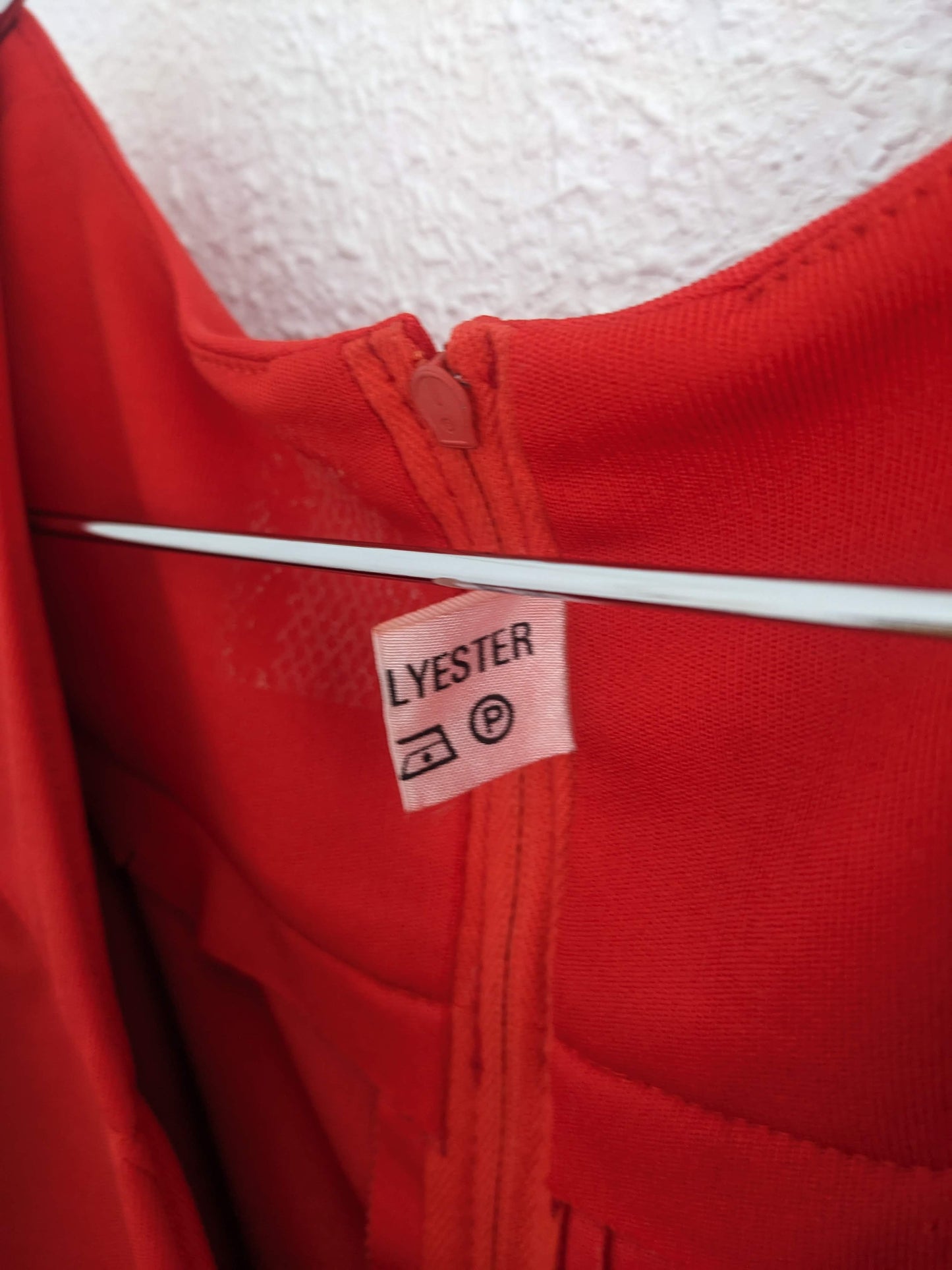 Vintage 1970s red maxi dress
