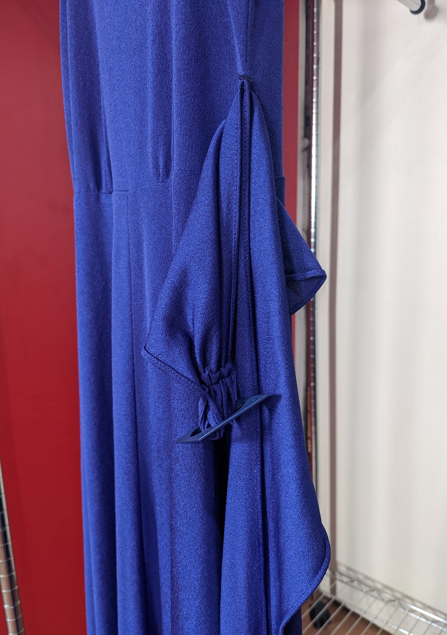 Vintage 1970s purple maxi dress