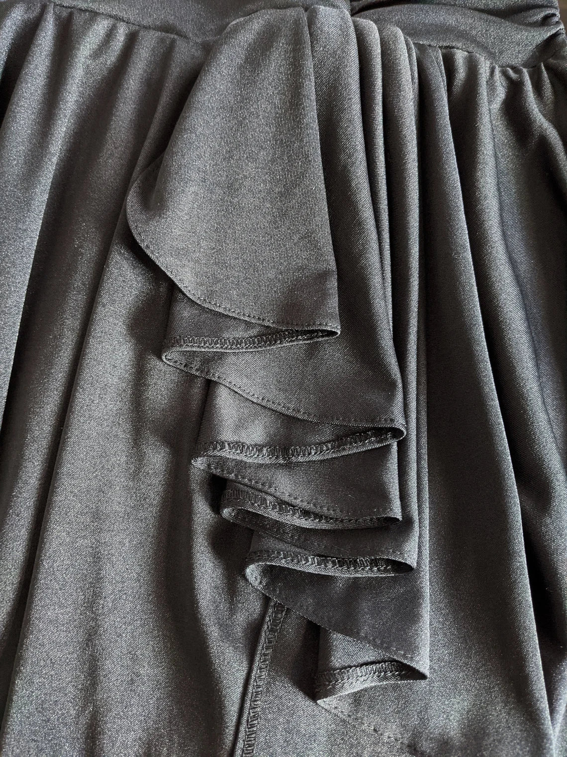 Vintage 1980s black halter dress